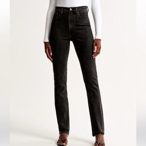 Abercrombie & Fitch Ultra High-Rise Slim Straight Jeans